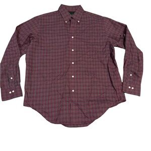 👔‎ Lauren Ralph Lauren Men’s Classic Fit Button Down Plaid Shirt 16.5 34/35👔